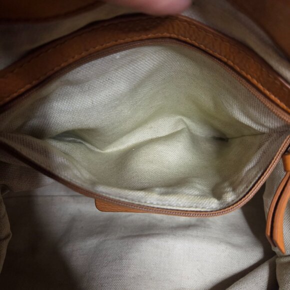 EUC MIchael Kors Bag - Expandable Tote satchel - Cognac pebble leather - Picture 15 of 16